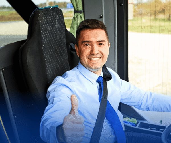 Viagem Com Segurança Empresa De Transportes Moderno Azul Verde E Branco Post Para Instagram